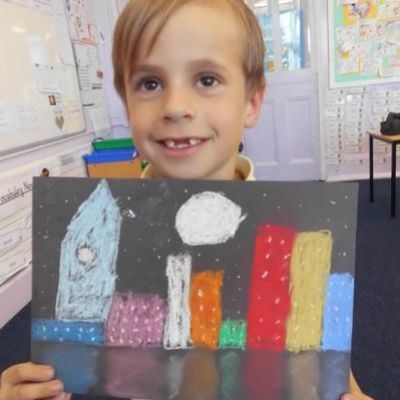 Art club chalk images