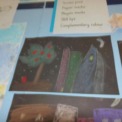 Don't forget to come to Art club on Tuesdays. Open to anyone in key stage two!