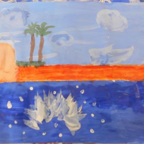 Wonderful Art in the style of David Hockney Sept 22