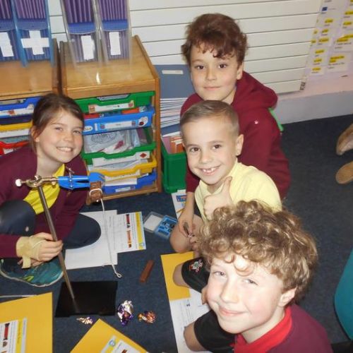 Science day chocolate experiment